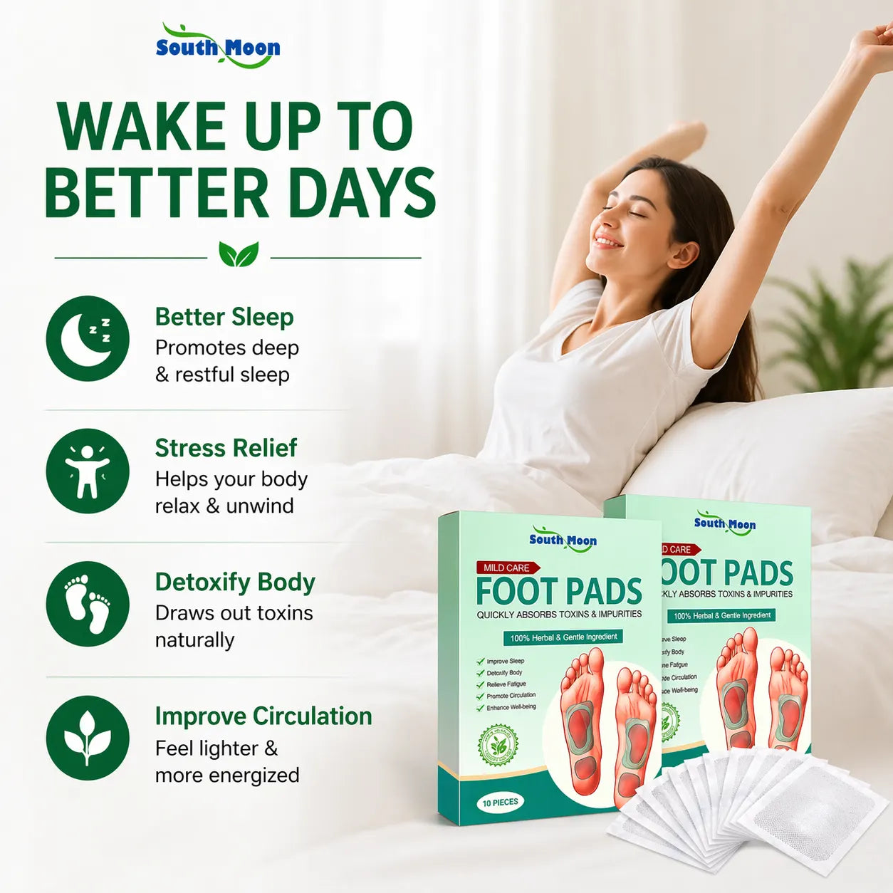 Foot Pads - Kinoki Detox Foot Patches (Pack of 20)