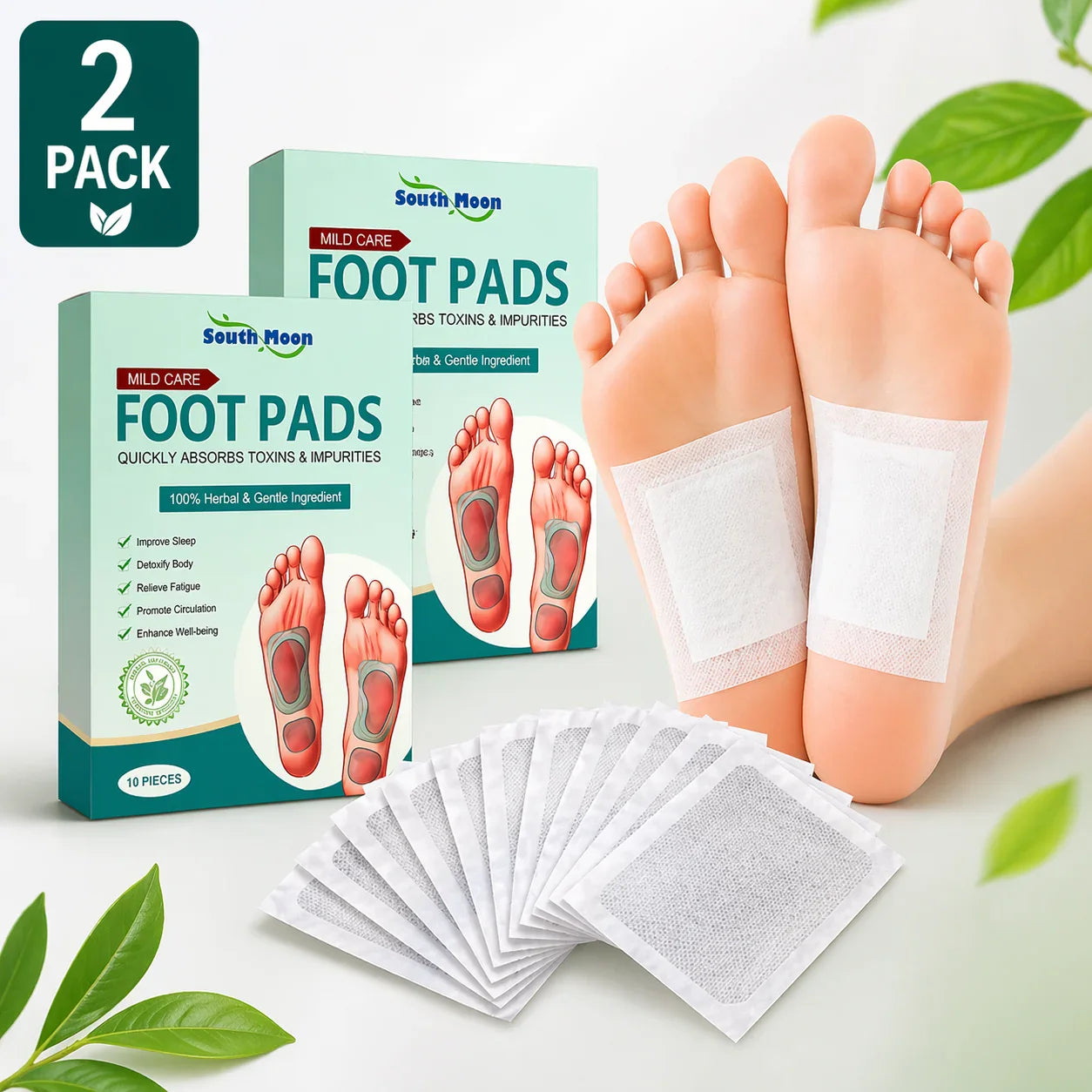 Foot Pads - Kinoki Detox Foot Patches (Pack of 20)